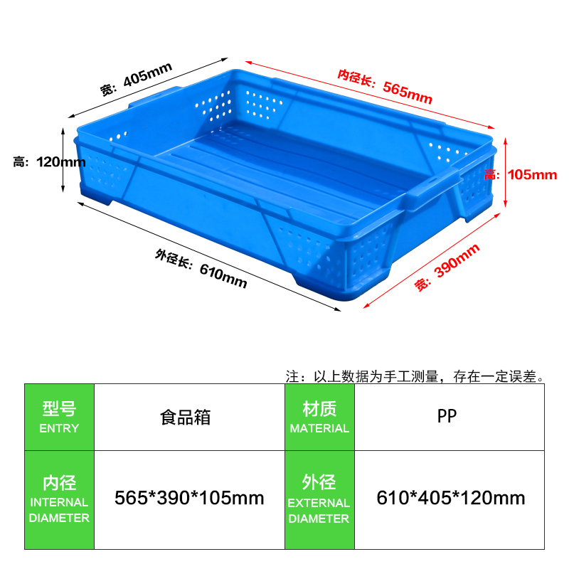 轩盛塑业食品塑料周转箱